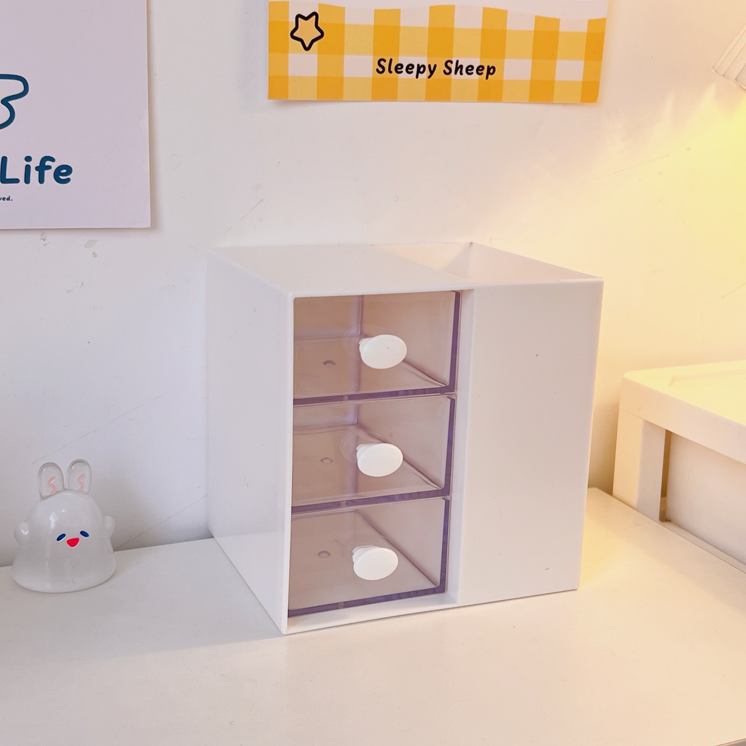 Cartoon Pen Holder Cute Girl Heart Creative Fashion Ins Style Children Student Stationery Storage Box Desktop Multifunctional