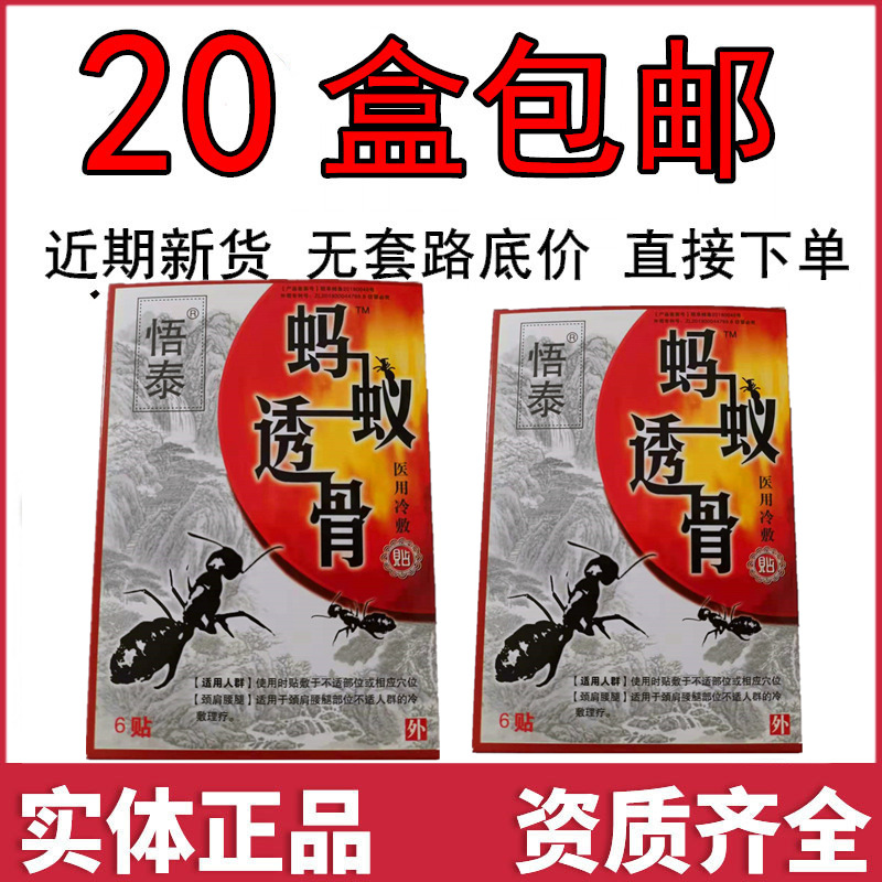 悟泰蚂蚁透骨贴黑蚂蚁冷敷贴-阿里巴巴