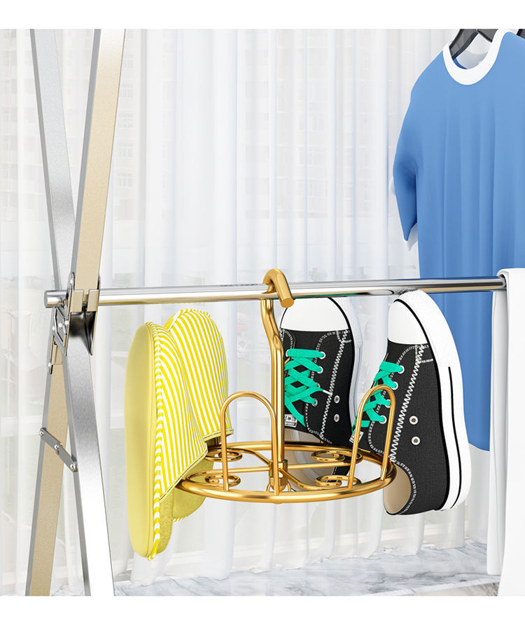 晾鞋架创意铁艺挂钩晾晒架收纳阳台家用沥水收纳架多功能挂鞋子架