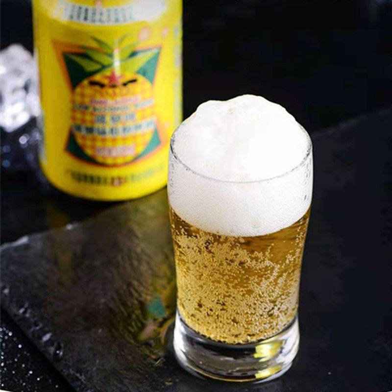 蓝带集团艾尔菠萝啤330ml*12罐 果味菠萝味女士低醇啤酒含酒精