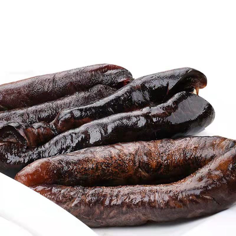 新鲜即食大乌参400g 速冻茄子参 单只海参丝块段酒店海参