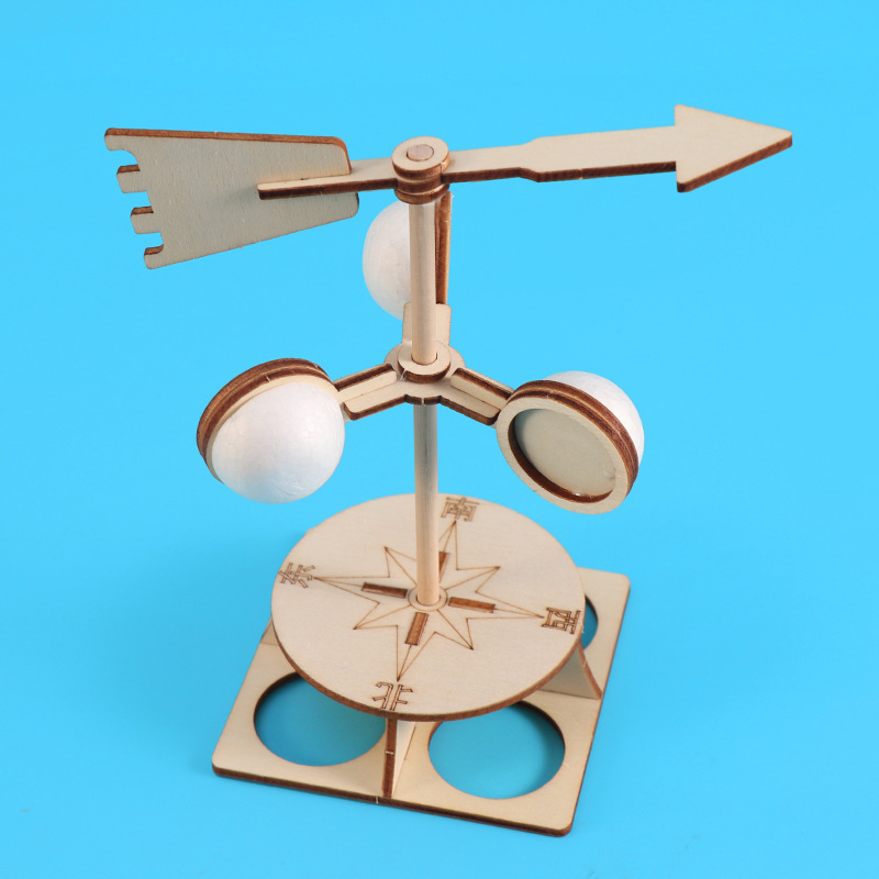 diy手工科技小制作风向标儿童拼装玩具模型小学生科学实验材料包