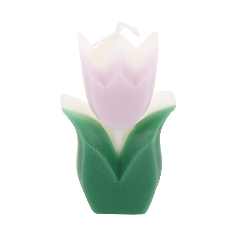 Tulip Aromatherapy Candle Wholesale Handmade Fragrance Flower Shape Candle Aroma Gift