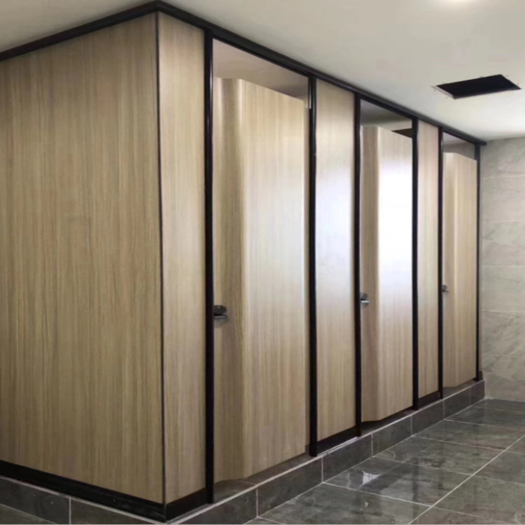 定制公共卫生间隔断板 铝蜂窝抗倍特板厕所隔断门 金属卫生间隔断