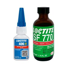 汉高乐泰406快干胶水loctite406+770处理剂粘接PP/PE/硅胶用胶水