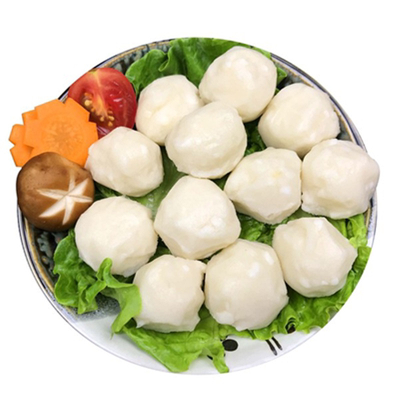 深海墨鱼丸500g潮汕特产墨鱼丸子火锅食材烧烤豆捞食材休闲食品