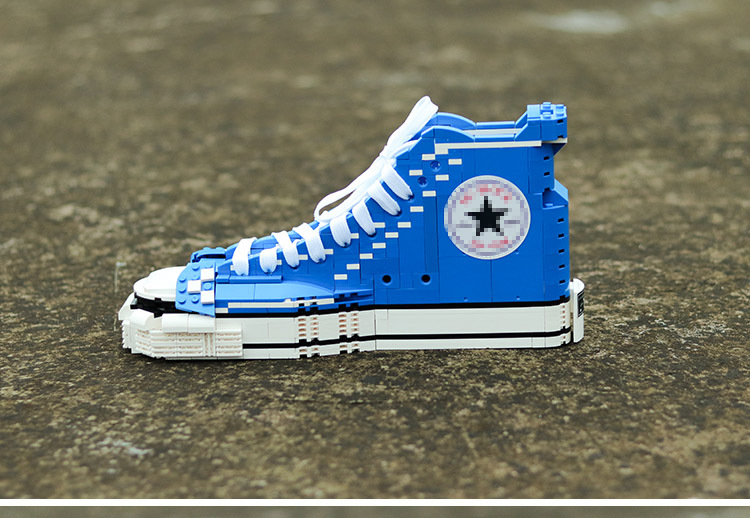 hc magic大颗粒拼装儿童益智玩具匡威休闲积木鞋系列厂家直销