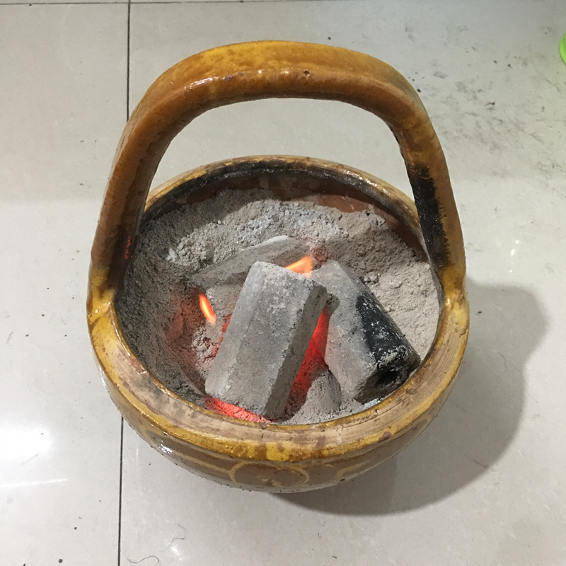 暖炉小随身小型碳火炉子烧炭手炉取暖火炉家用小炭炉木炭烤火怀炉