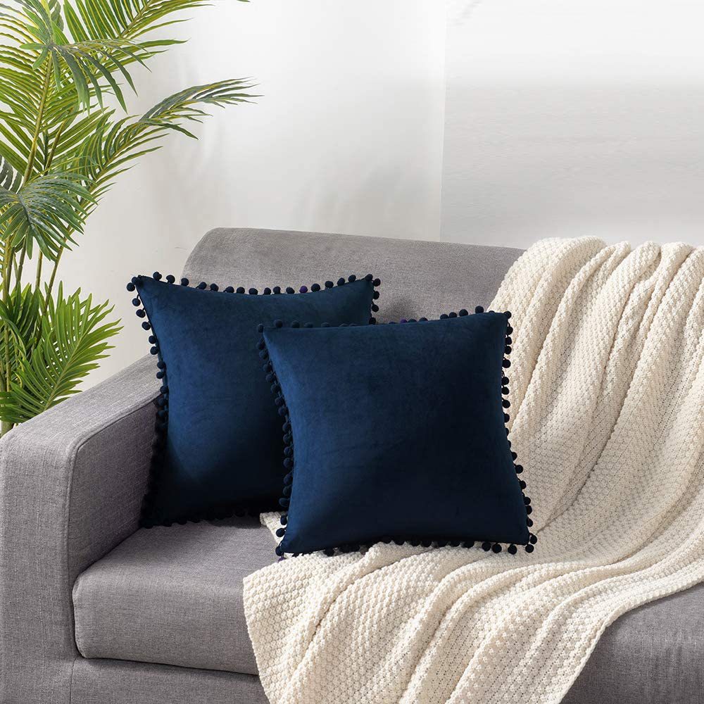 Fur Ball Pillow Ins European Simple Netherlands Velvet Velvet Pillow Cover Car Cushion Sofa Hand Warmer Throw Pillowcase