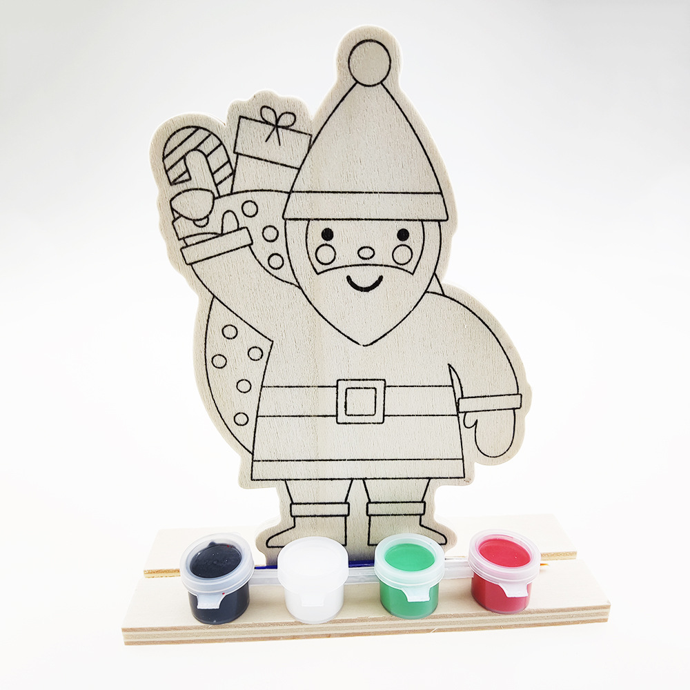 立体木板画儿童diy填色