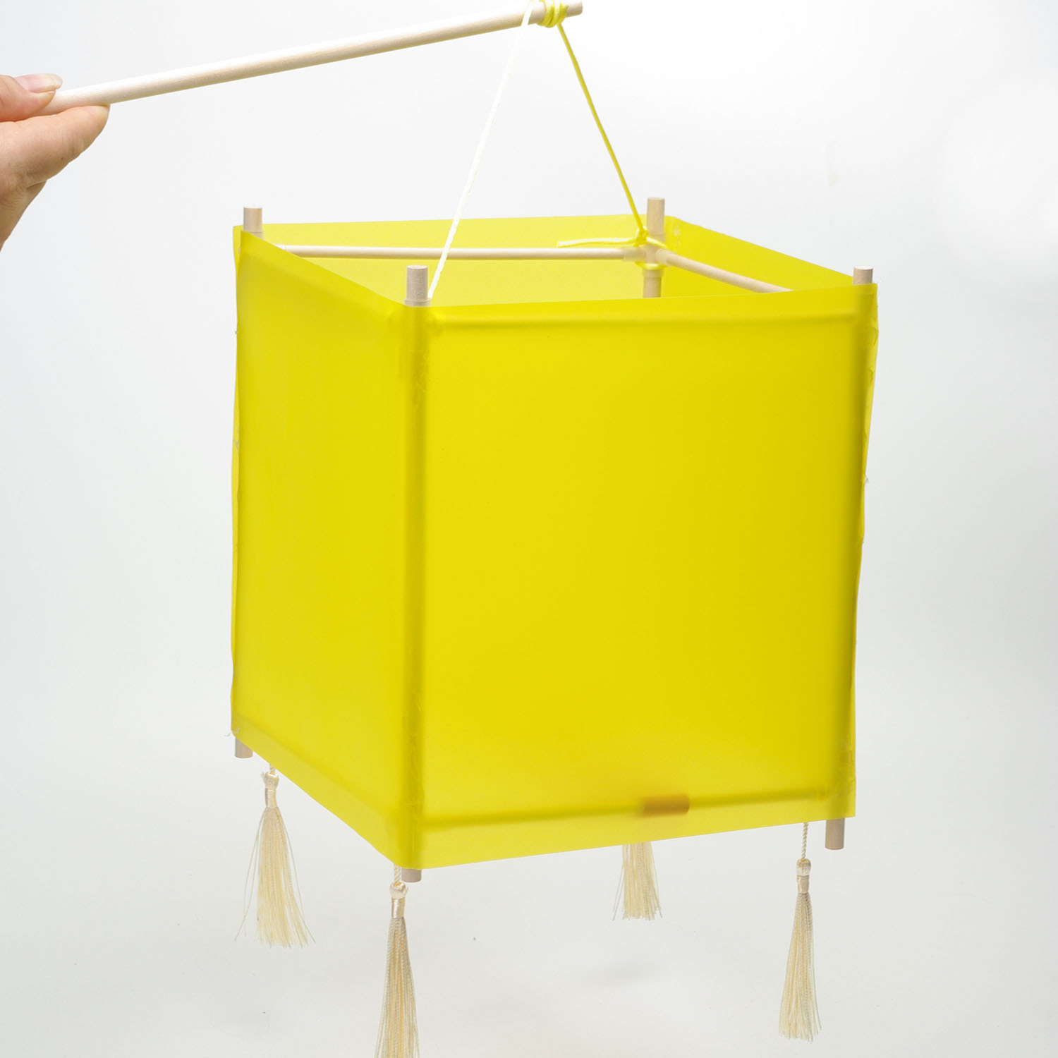 春节新年传统方形儿童手工diy手提灯笼 剪纸花灯 宫灯制作材料包