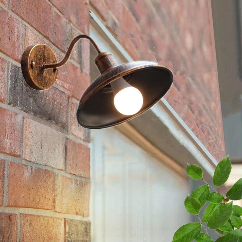 户外防水壁灯美式复古工业庭院大门口招牌投光灯阳台室外照明墙灯