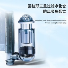 瀑布过滤器鱼缸净水循环系统增氧静音小型家用壁挂式循环泵