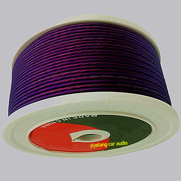 厂家直供汽车音响线材汽车音箱喇叭线18ga扬声器