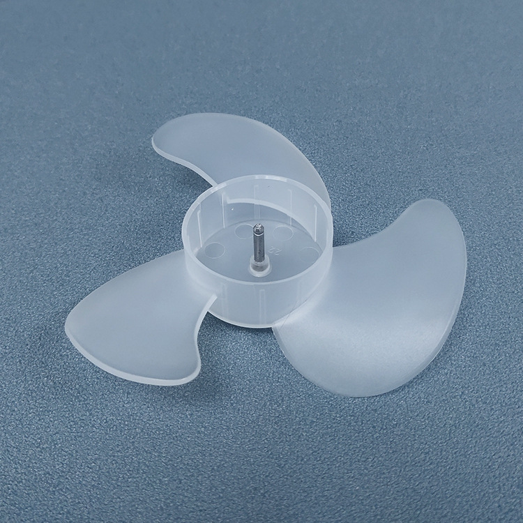 台面小型风扇桌面小扇叶111mm4寸3叶磨砂半透明无刷小风扇叶