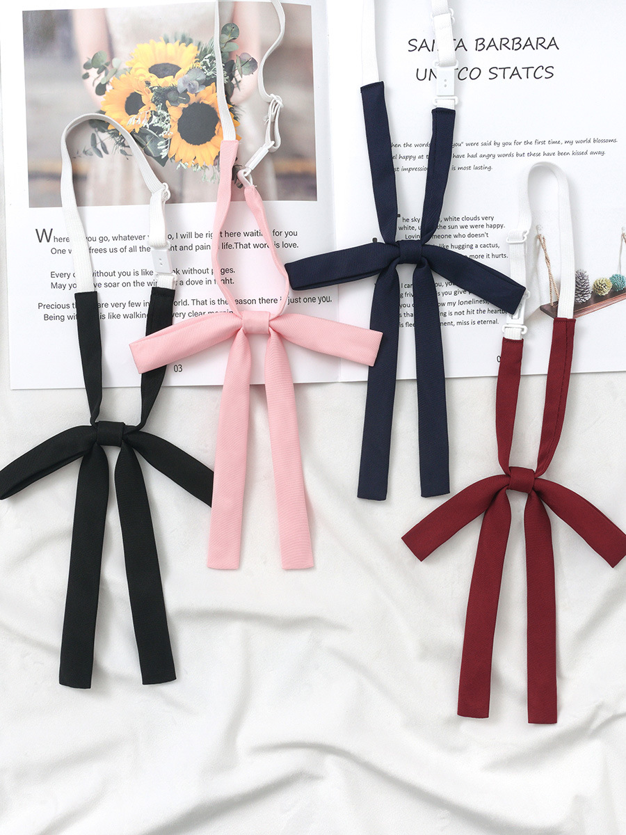 纯色jk领结领绳女生日系学院风学生小物飘带可爱百搭衬衫配饰免打