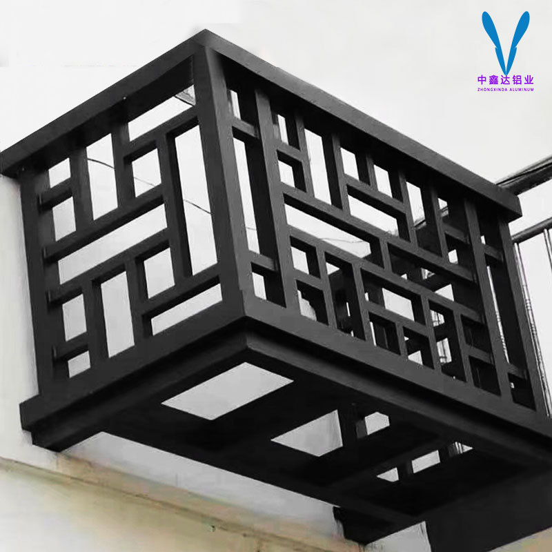 空调外机保护罩铝合金百叶格栅机置物架遮挡空调外机罩防雨防尘罩