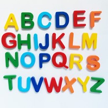 26个英文字母贴塑料磁性冰箱磁力贴大小写字母贴儿童早教益智玩具