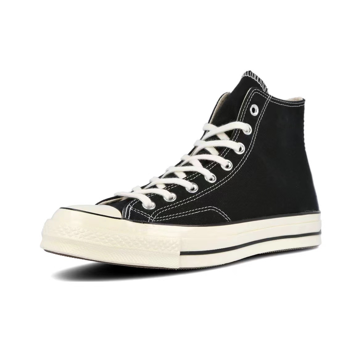 莆田纯原帆布鞋1970s休闲鞋学生情侣百搭小白鞋男女高帮经典板鞋