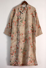 S1122苎麻 连衣裙  长袖和七分袖