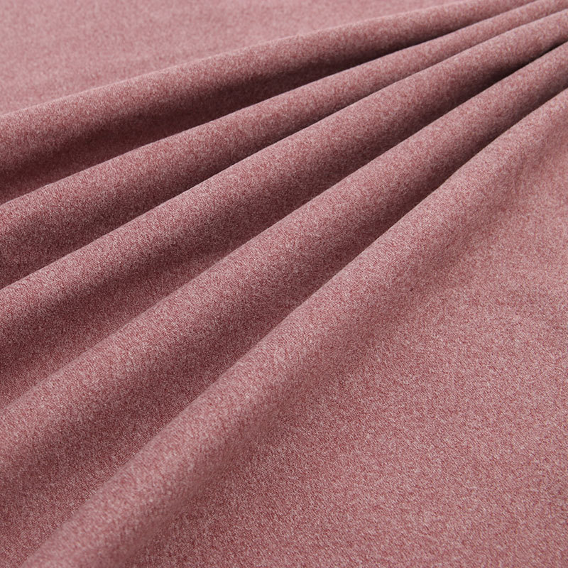 双面德绒针织面料 秋冬双面绒磨毛保暖内衣打底衫居家服布料