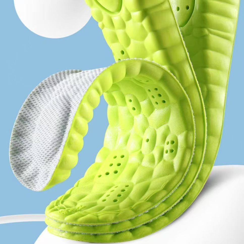 软弹舒适增高鞋垫运动减震踩屎感防臭吸汗透气男女运动鞋鞋垫批发