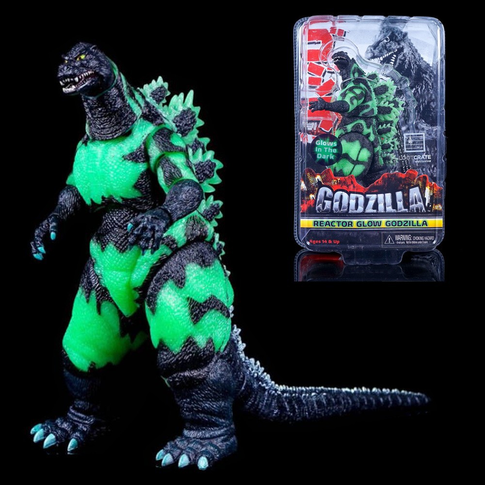 neca夜光版反应堆辉光哥斯拉godzilla手办模型关节可动恐龙摆件