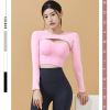 New products yoga Bodybuilding Two piece set jacket Sleevelet vest Self cultivation sexy Show thin motion suit wholesale