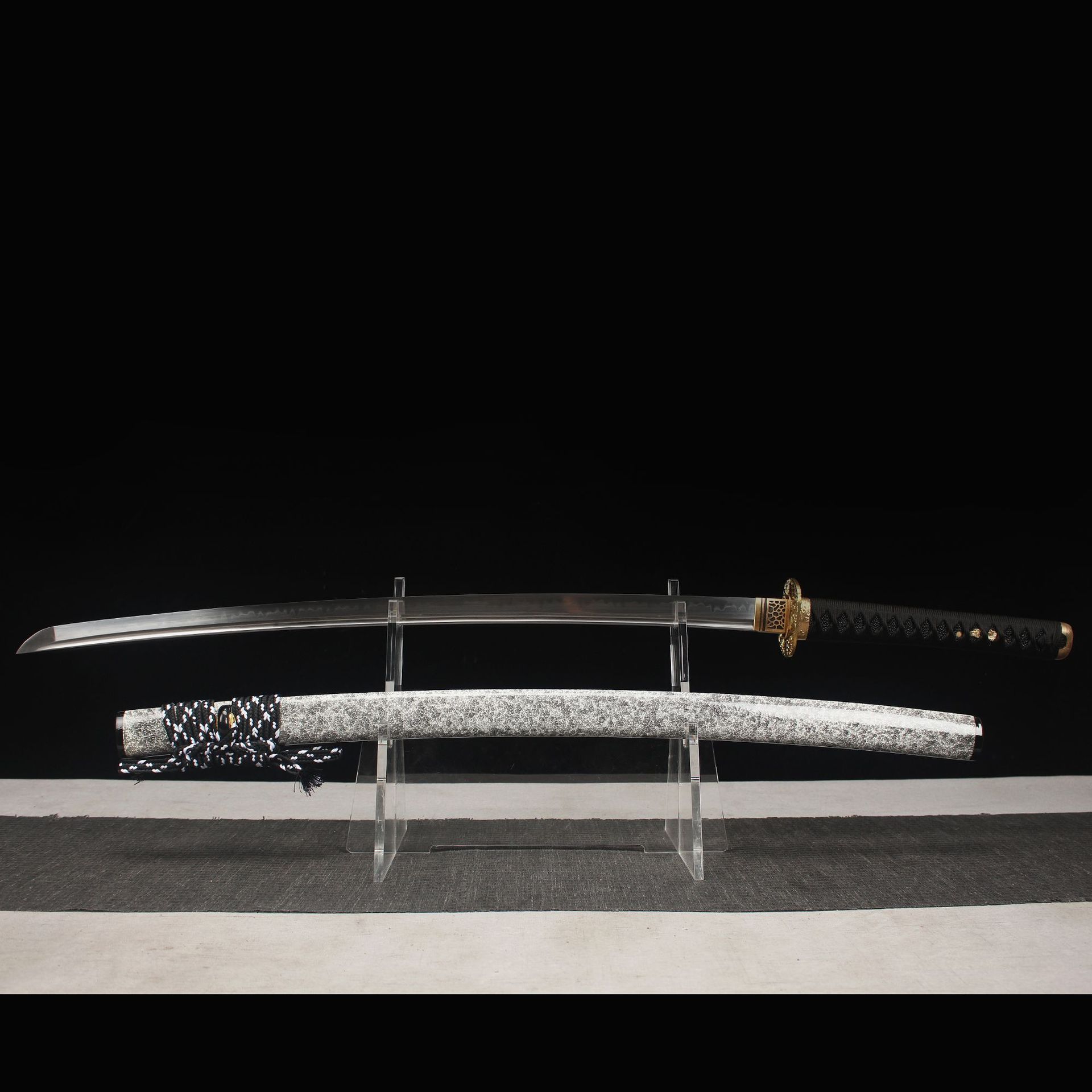 龙泉华影刀剑katana武士刃一体武术刀剑t10烧刃日本影视剑未开刃