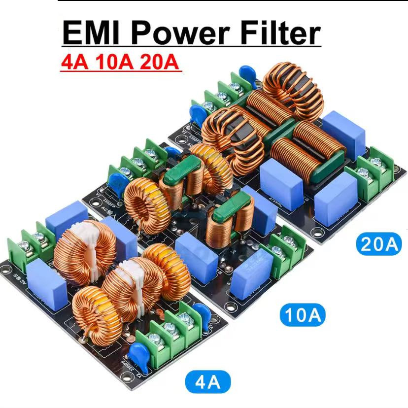 三级EMI EMC交流滤波器差模共模大电流电磁干扰功放高频电源滤波