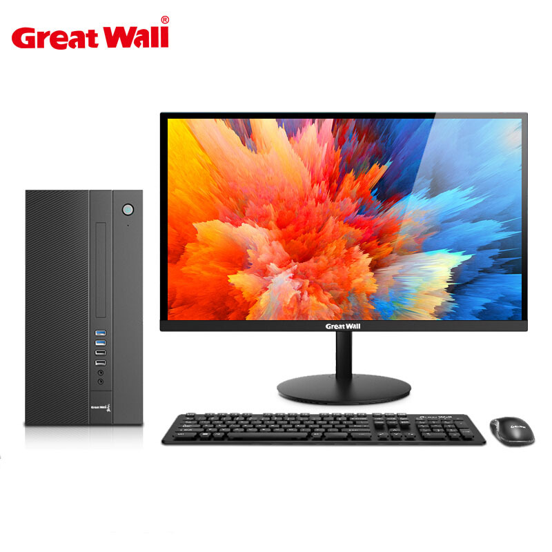 长城(great wall)办公家用游戏锐龙台式电脑主机台式机整机