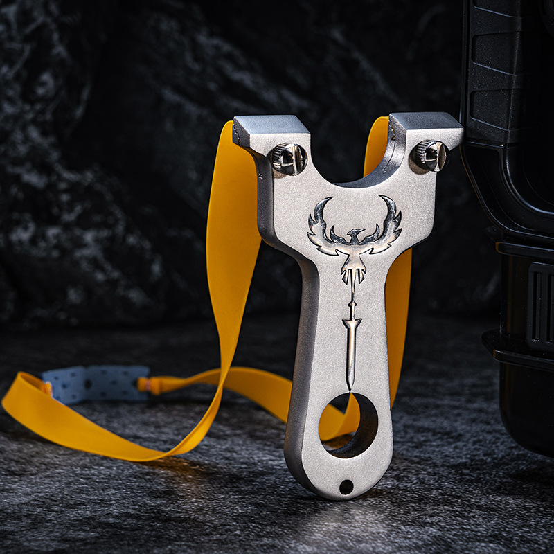 外贸越南款304不锈钢弹弓数控线切割技术天使剑扁皮快压免绑弹弓