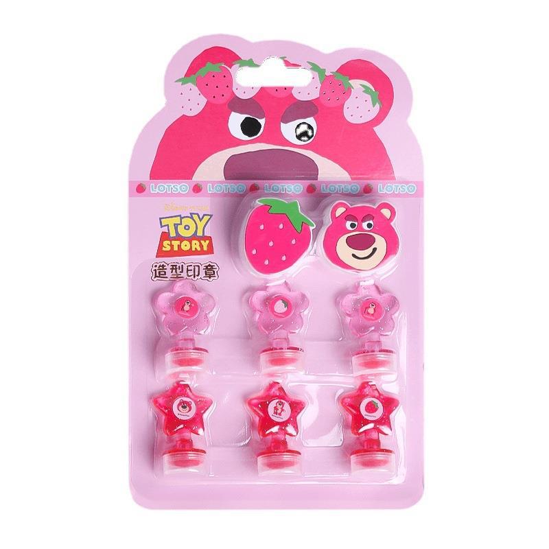 Disney Disney Dm23904t/913T Children Strawberry Bear Kindergarten Cartoon Cute Shape Seal