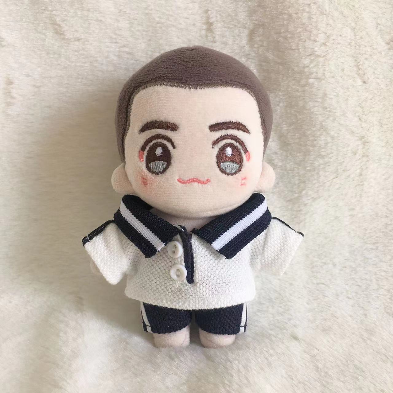 现货10cm可爱校服运动服套装明星公仔适用娃衣棉花娃娃衣服-阿里巴巴