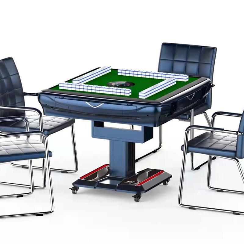 麻将机全自动折叠移动餐桌两用家用四口静音麻将桌带椅子跨境专供