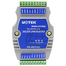 宇泰UT-5202 485集线器 2路隔离485分割器 485HUB 485星型扩展器