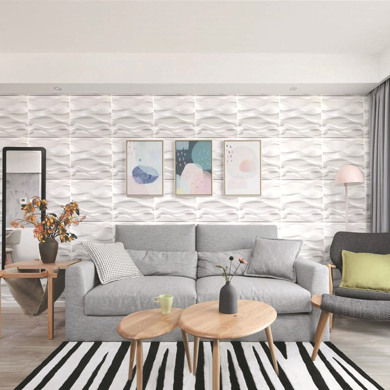 广东厂家供应 三维板背景墙 pvc立体墙板装饰背景 3d wall panel