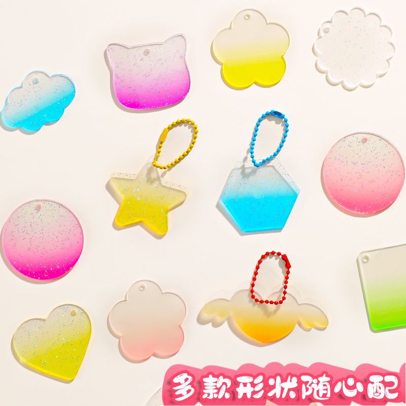 Cream Glue Goka Hand Account Sticker Set Children's Handmade Diy Goka Ancient Card Gift Box Girl Toy Wholesale