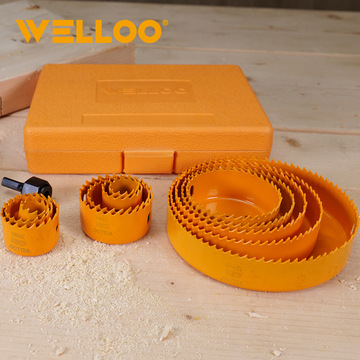 welloo hss46016木工开孔器16件套装孔锯多功能石膏板木开槽批发
