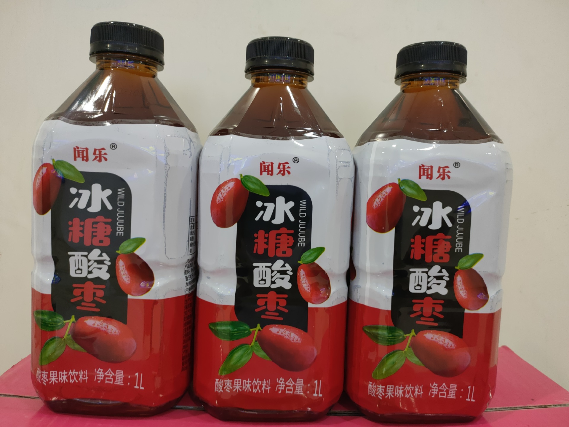 河南冰糖酸枣果味饮料1000毫升*10瓶ktv商超夜场自助餐外卖饮料