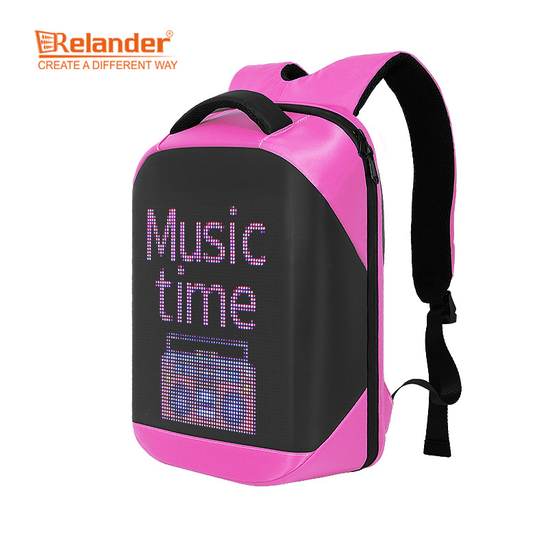 LED Backpack Black