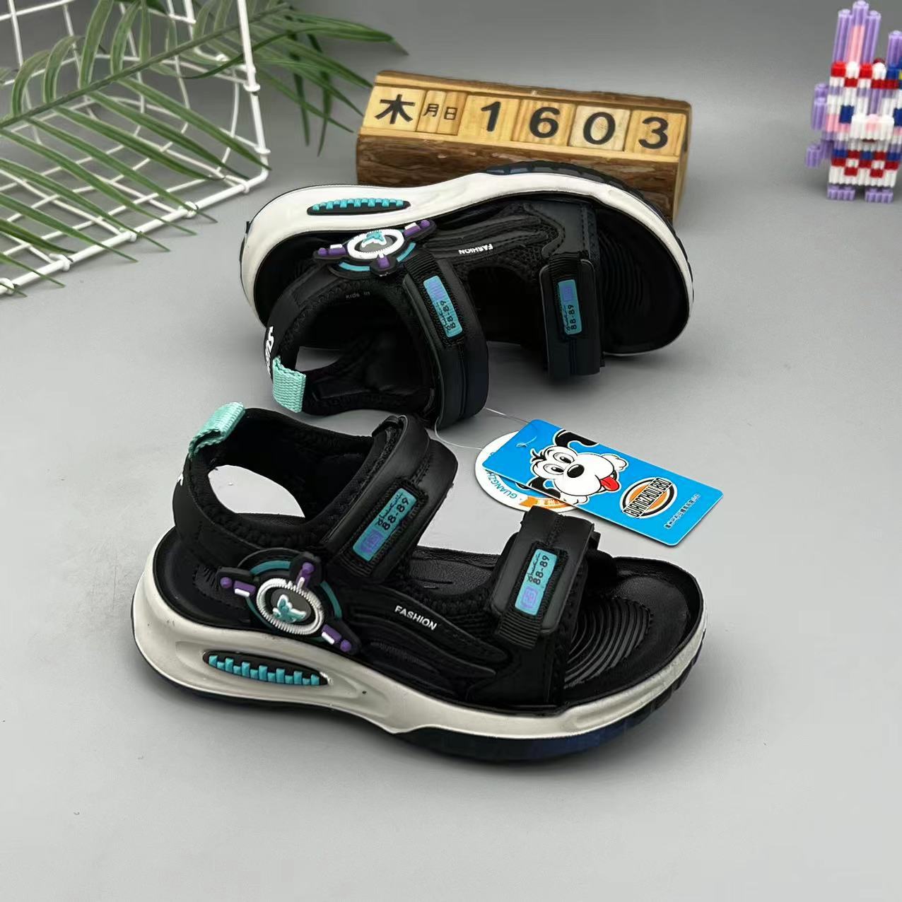 男童凉鞋2024新款夏季儿童鞋子中大童运动防滑宝宝小男孩沙滩鞋潮