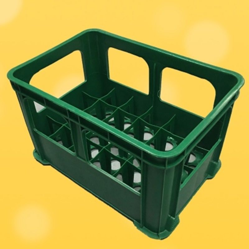 加厚塑料12瓶酒筐杯框酒店专用筐汽水啤酒筐创意凳子24格收纳筐