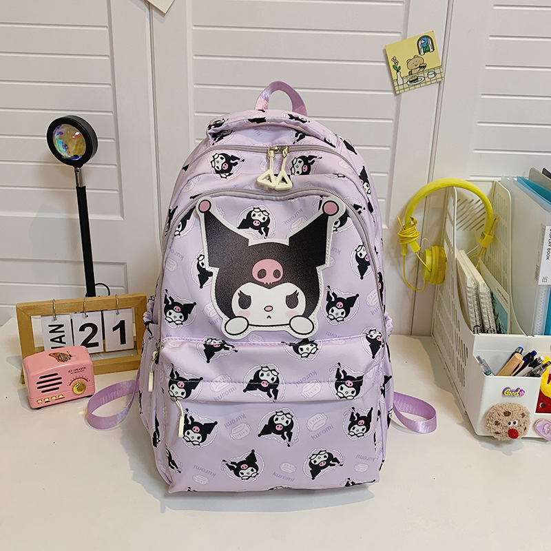 Clow M Backpack Japanese Sanrio Large Student Schoolbag Cute Backpack Large Capacity for Middle School Students