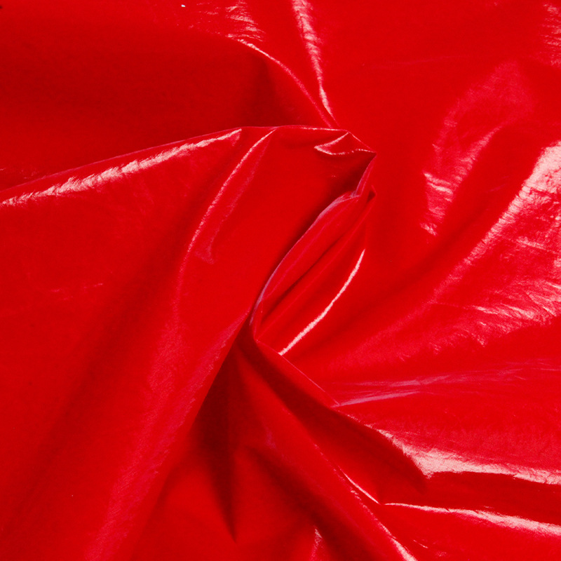 可乐瓶再生回料rpet面料涤纶380斜纹再生面料复合箱包收纳袋手袋