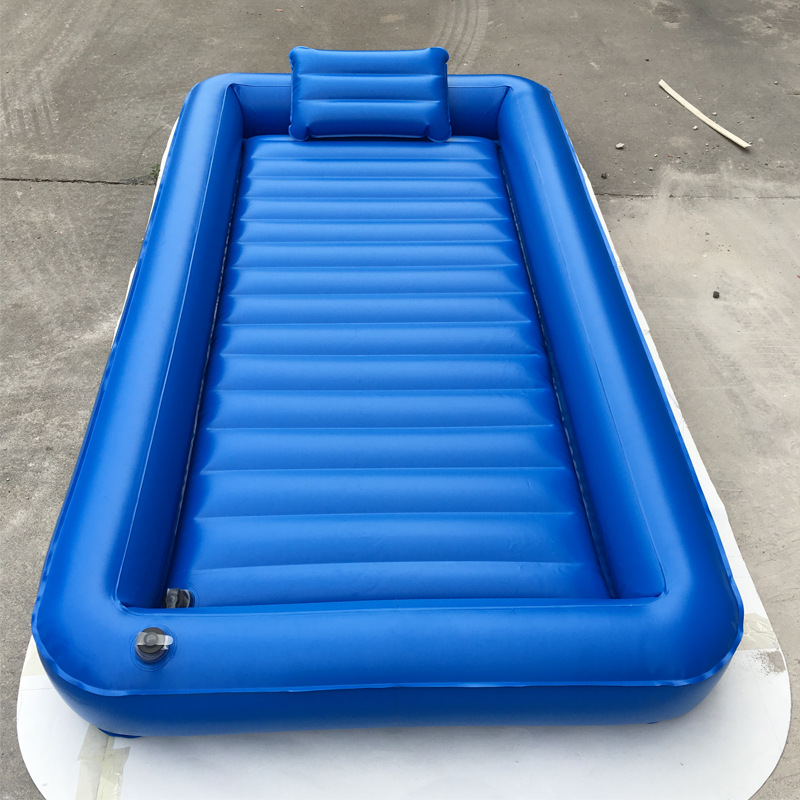 泡泡水床垫 宾馆桑拿按摩水疗床 充气充水两用 单人双人情趣水床