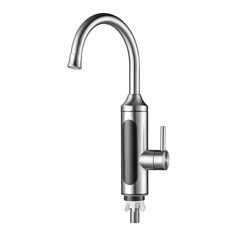 Cross-Border Electric Faucet Household Digital Display Quick-Heating Faucet Bathroom Bathroom Kitchen Stainless Steel Faucet Water Tap