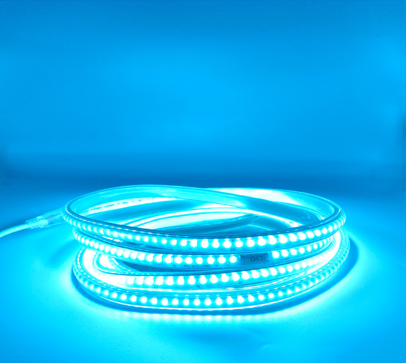 led灯带2835高亮144灯透镜工程款质保两年冰蓝红光金黄光粉紫灯条