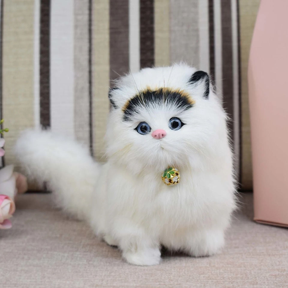 会叫的小猫玩偶儿童毛绒玩具猫咪布娃娃卧室摆件送女友过生日
