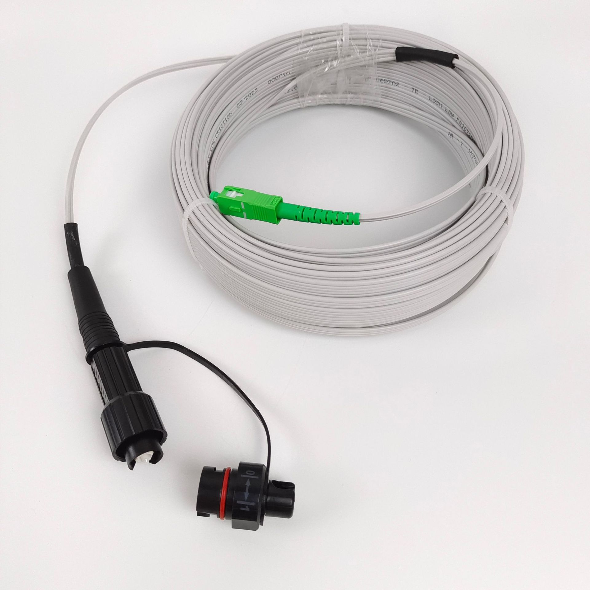 光纤线成品sc/apc防水预连接光纤入口芯ftth光纤单工接头电缆跳线